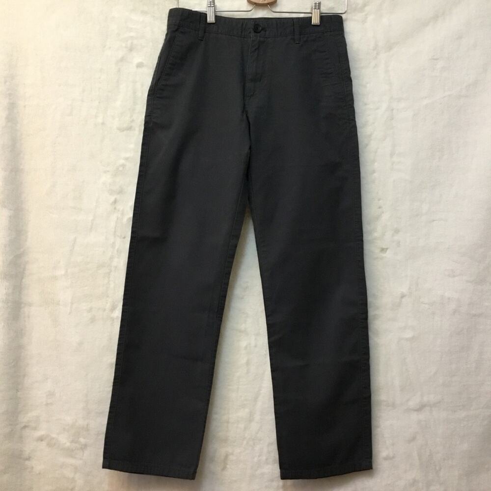 Calvin Klein Charcoal Grey Pinstripes Chinos Pants - Picture 2 of 16